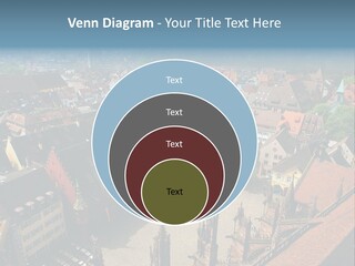 A Large City With Lots Of Tall Buildings PowerPoint Template