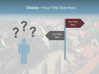 A Large City With Lots Of Tall Buildings PowerPoint Template