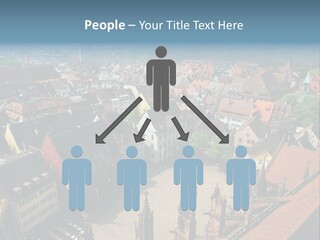 A Large City With Lots Of Tall Buildings PowerPoint Template