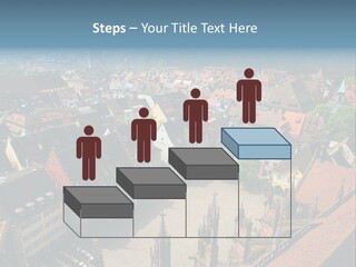 A Large City With Lots Of Tall Buildings PowerPoint Template