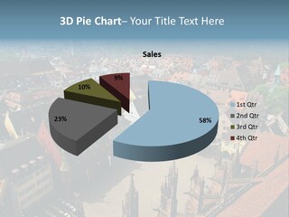 A Large City With Lots Of Tall Buildings PowerPoint Template