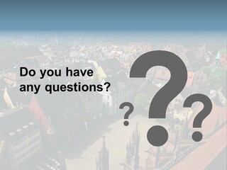 A Large City With Lots Of Tall Buildings PowerPoint Template