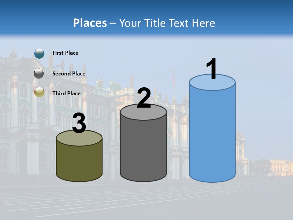 A Large Building With A Blue Sky In The Background PowerPoint Template