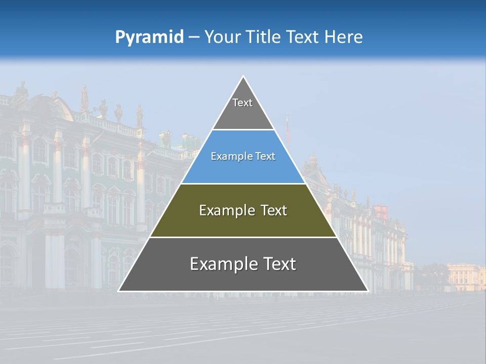 A Large Building With A Blue Sky In The Background PowerPoint Template