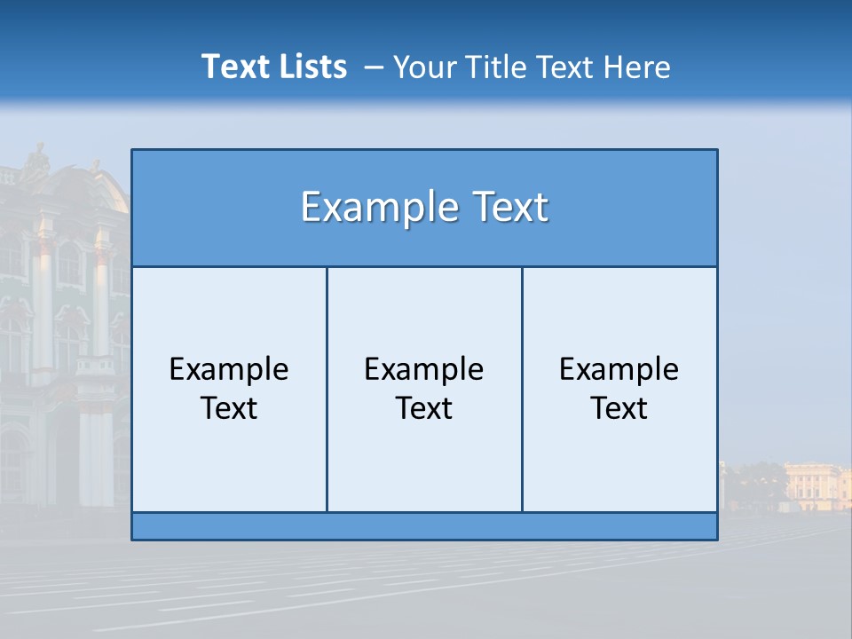 A Large Building With A Blue Sky In The Background PowerPoint Template