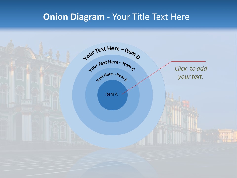 A Large Building With A Blue Sky In The Background PowerPoint Template