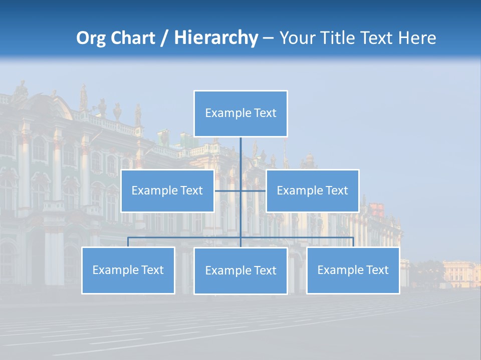 A Large Building With A Blue Sky In The Background PowerPoint Template