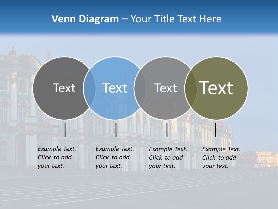 A Large Building With A Blue Sky In The Background PowerPoint Template