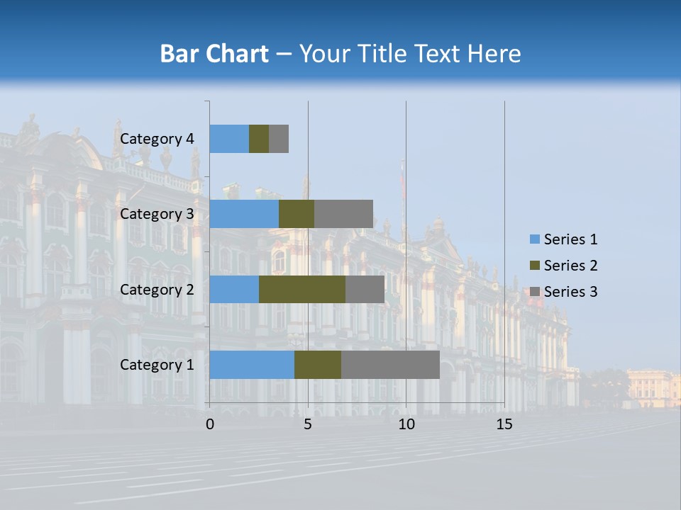 A Large Building With A Blue Sky In The Background PowerPoint Template