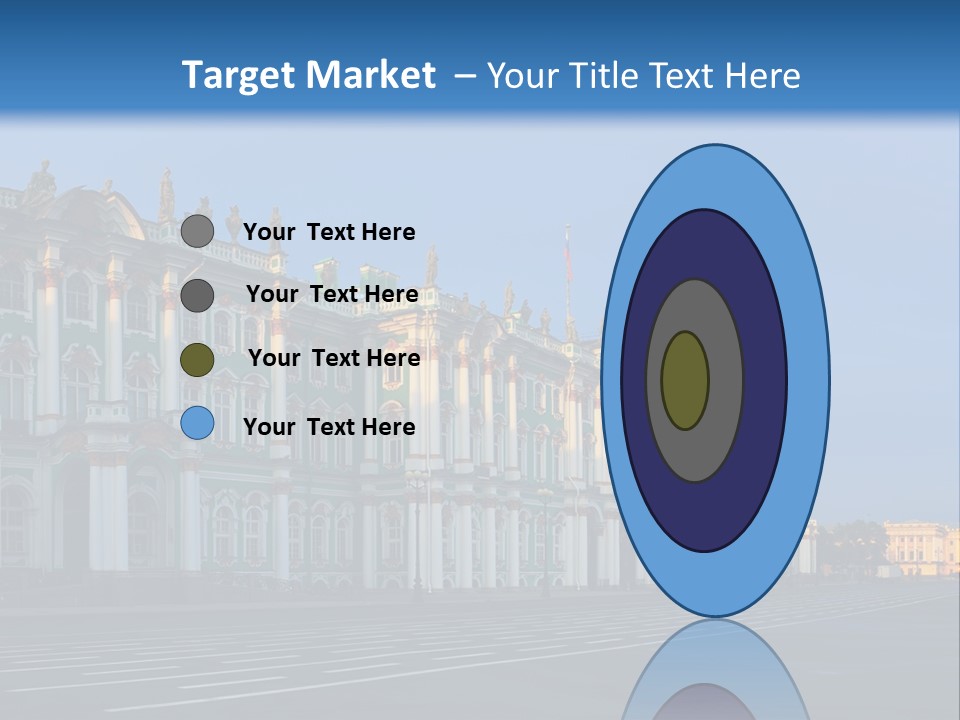 A Large Building With A Blue Sky In The Background PowerPoint Template