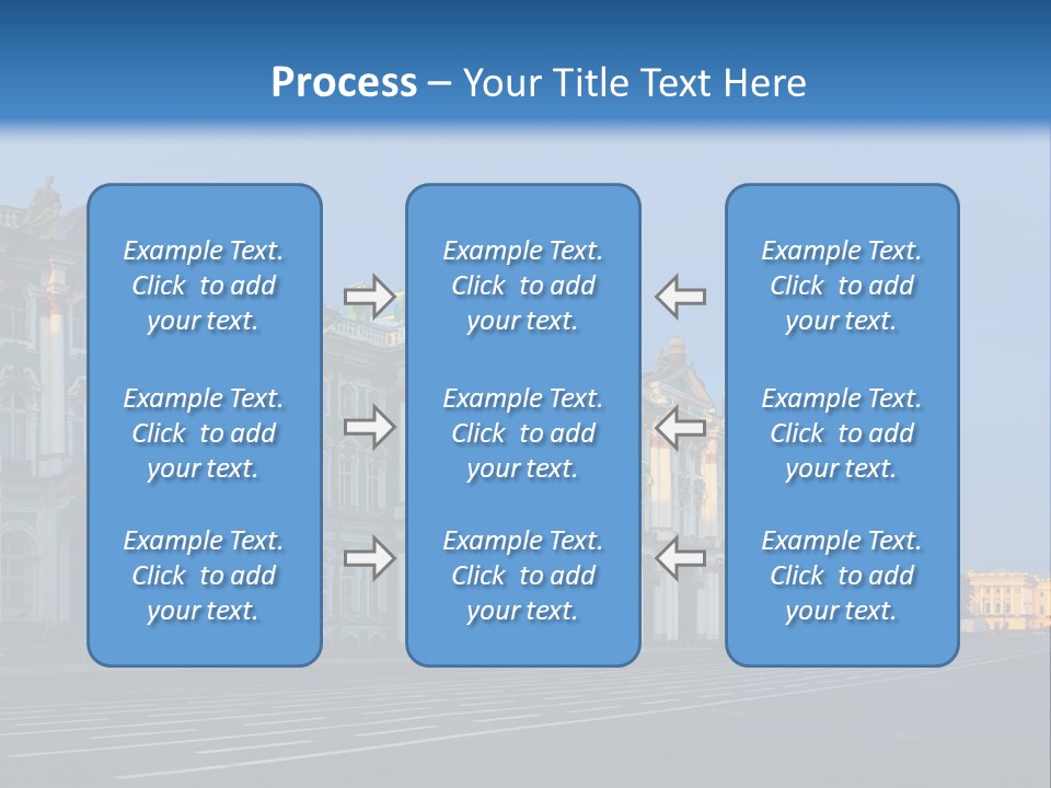 A Large Building With A Blue Sky In The Background PowerPoint Template