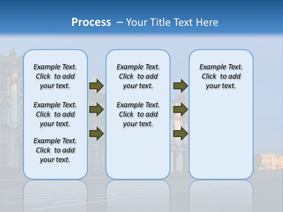 A Large Building With A Blue Sky In The Background PowerPoint Template