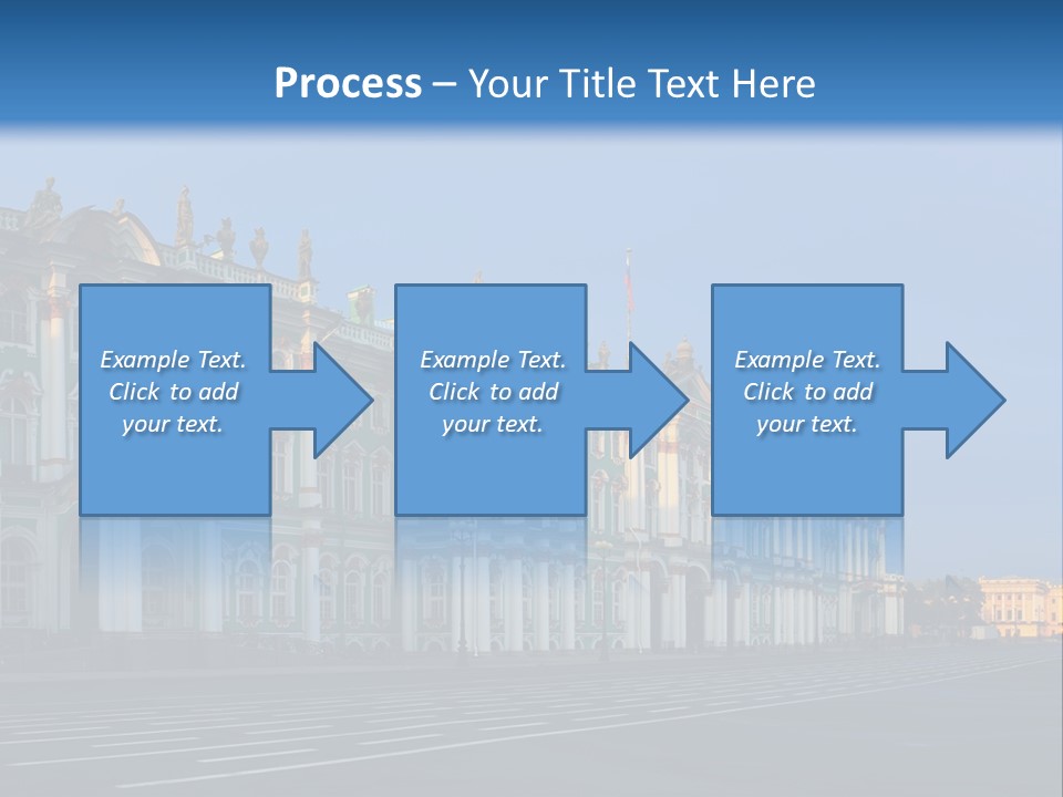 A Large Building With A Blue Sky In The Background PowerPoint Template