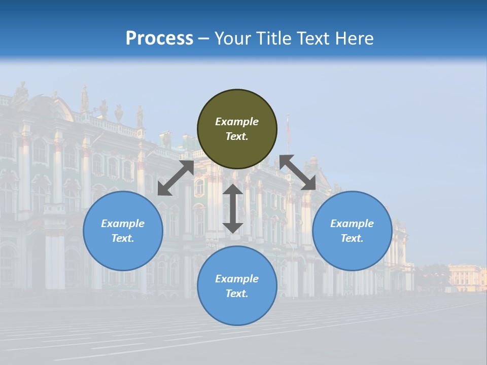 A Large Building With A Blue Sky In The Background PowerPoint Template