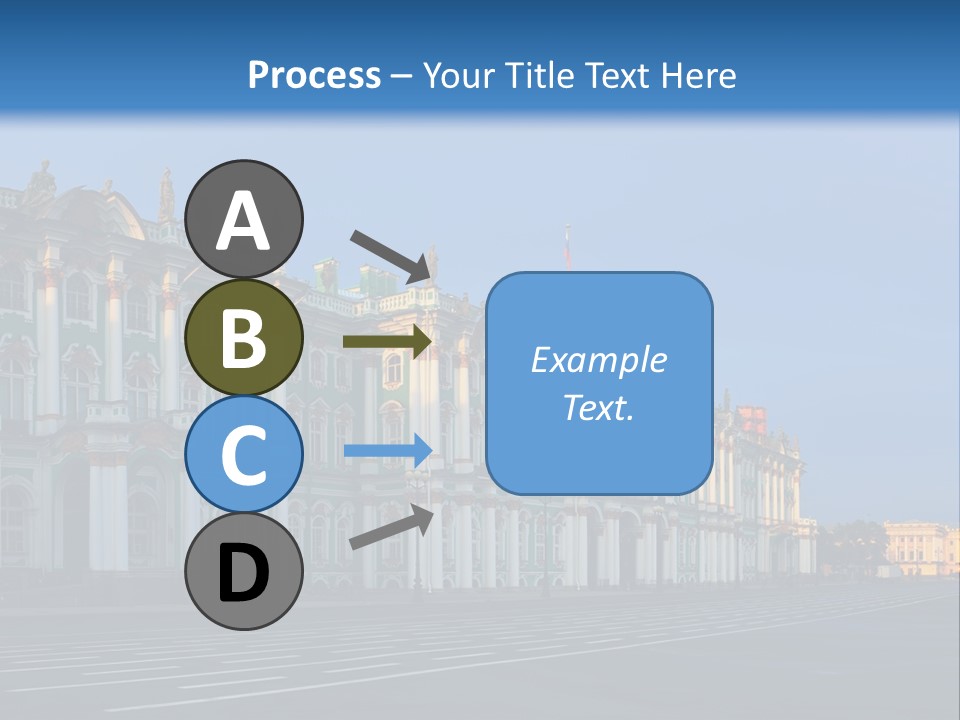 A Large Building With A Blue Sky In The Background PowerPoint Template