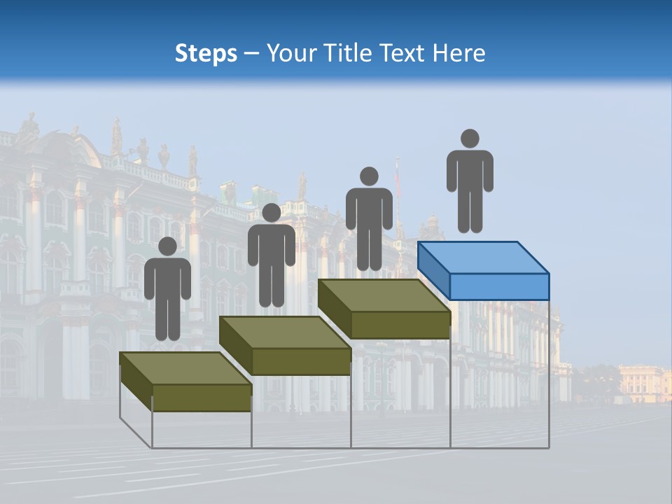 A Large Building With A Blue Sky In The Background PowerPoint Template