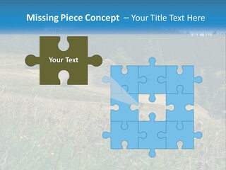 A House In The Middle Of A Field With Trees In The Background PowerPoint Template