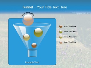 A House In The Middle Of A Field With Trees In The Background PowerPoint Template