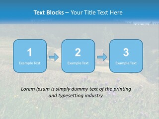 A House In The Middle Of A Field With Trees In The Background PowerPoint Template