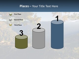 A Scenic View Of A Valley With Trees And Mountains In The Background PowerPoint Template