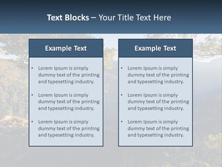 A Scenic View Of A Valley With Trees And Mountains In The Background PowerPoint Template