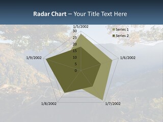 A Scenic View Of A Valley With Trees And Mountains In The Background PowerPoint Template