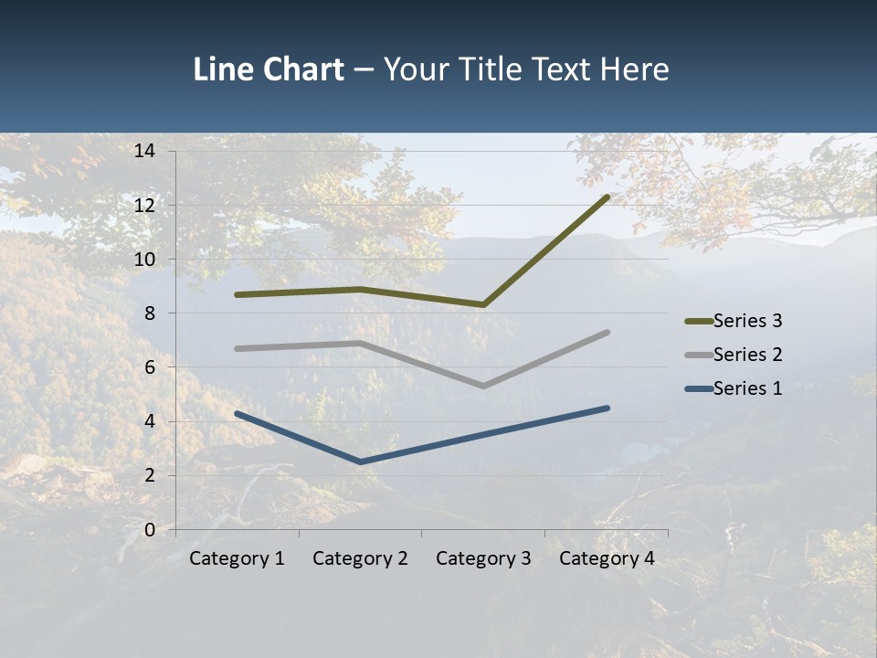 A Scenic View Of A Valley With Trees And Mountains In The Background PowerPoint Template
