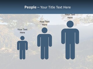 A Scenic View Of A Valley With Trees And Mountains In The Background PowerPoint Template