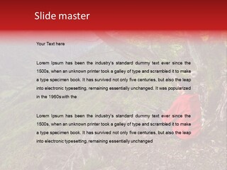 A Man Sitting On Top Of A Mountain Next To A Tree PowerPoint Template