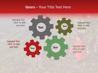 A Man Sitting On Top Of A Mountain Next To A Tree PowerPoint Template