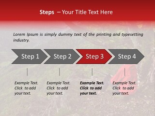 A Man Sitting On Top Of A Mountain Next To A Tree PowerPoint Template