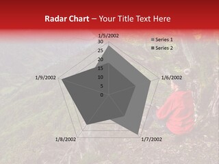 A Man Sitting On Top Of A Mountain Next To A Tree PowerPoint Template
