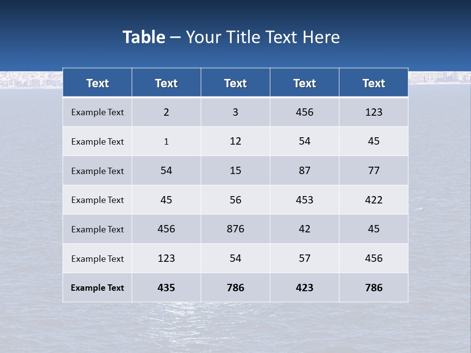 A Sailboat In A Body Of Water With A City In The Background PowerPoint Template