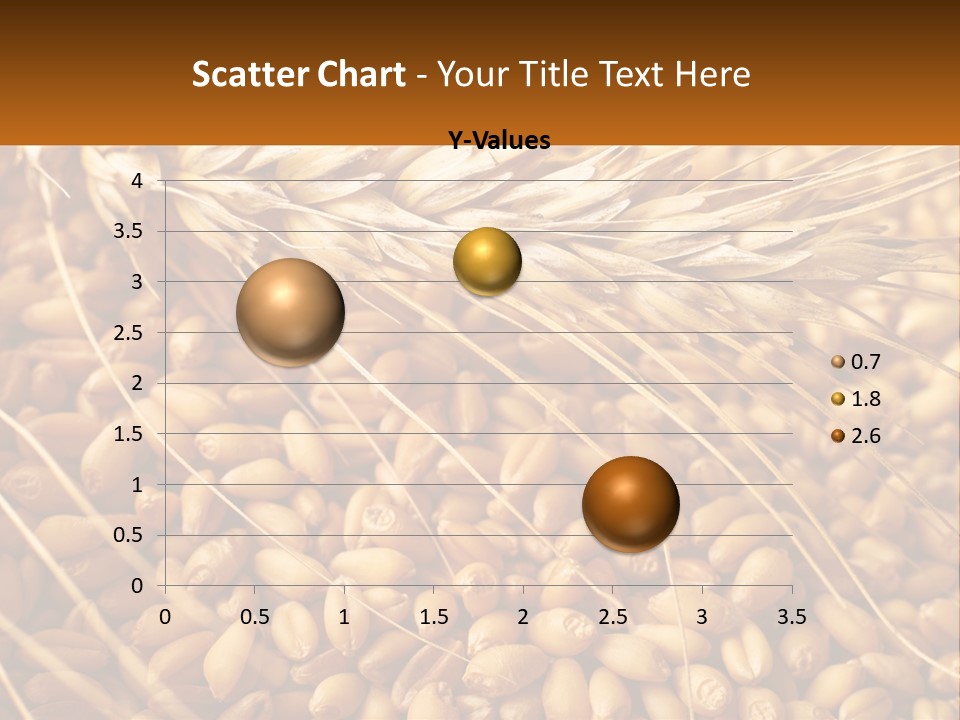 A Pile Of Wheat With The Words Name Of Presentation On It PowerPoint Template