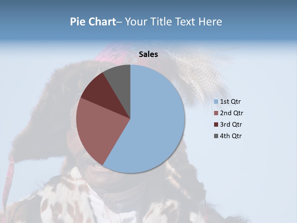 A Man Wearing A Hat With Feathers On It PowerPoint Template