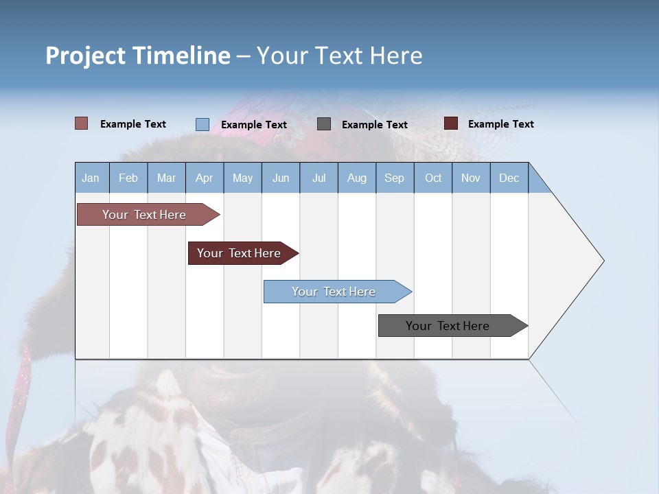A Man Wearing A Hat With Feathers On It PowerPoint Template