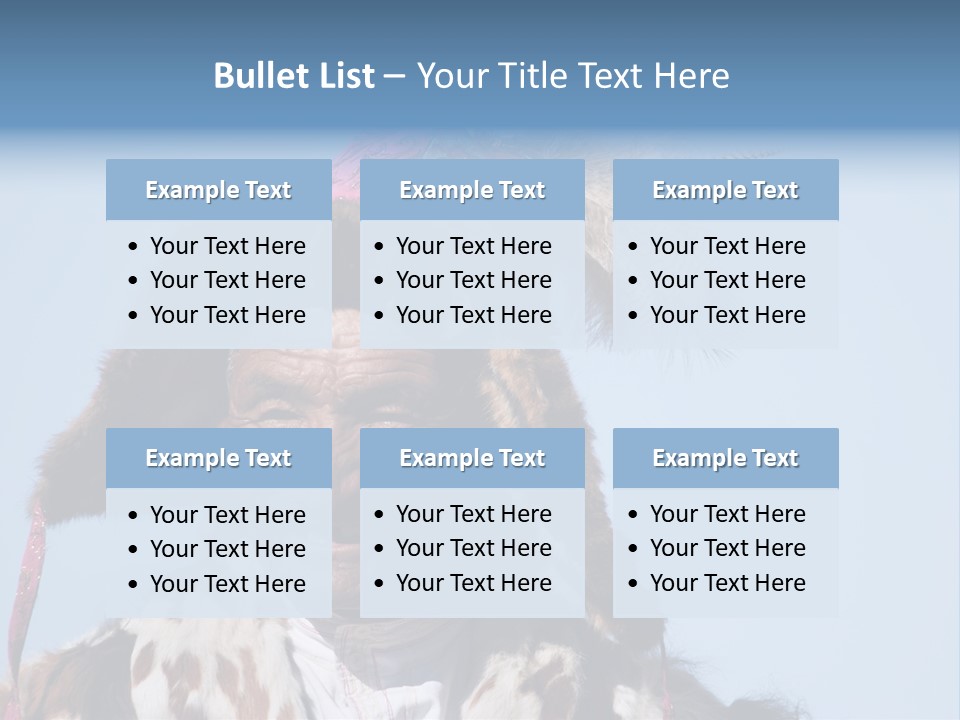 A Man Wearing A Hat With Feathers On It PowerPoint Template