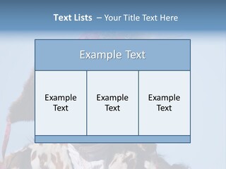 A Man Wearing A Hat With Feathers On It PowerPoint Template