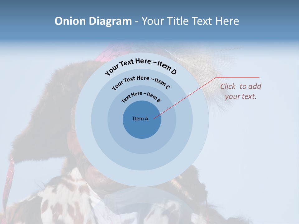 A Man Wearing A Hat With Feathers On It PowerPoint Template
