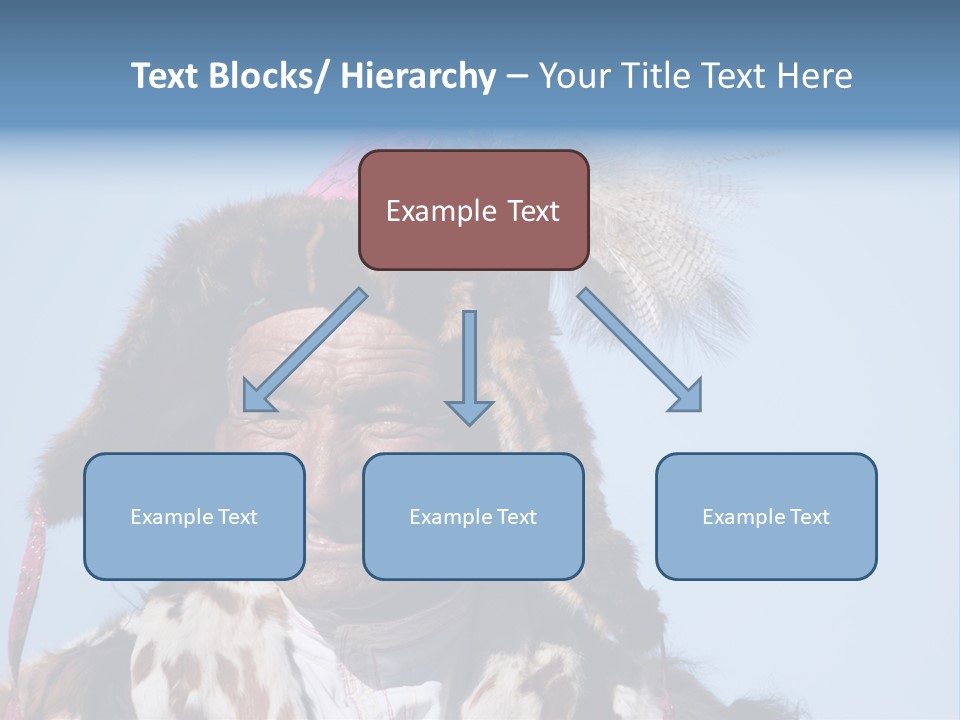 A Man Wearing A Hat With Feathers On It PowerPoint Template