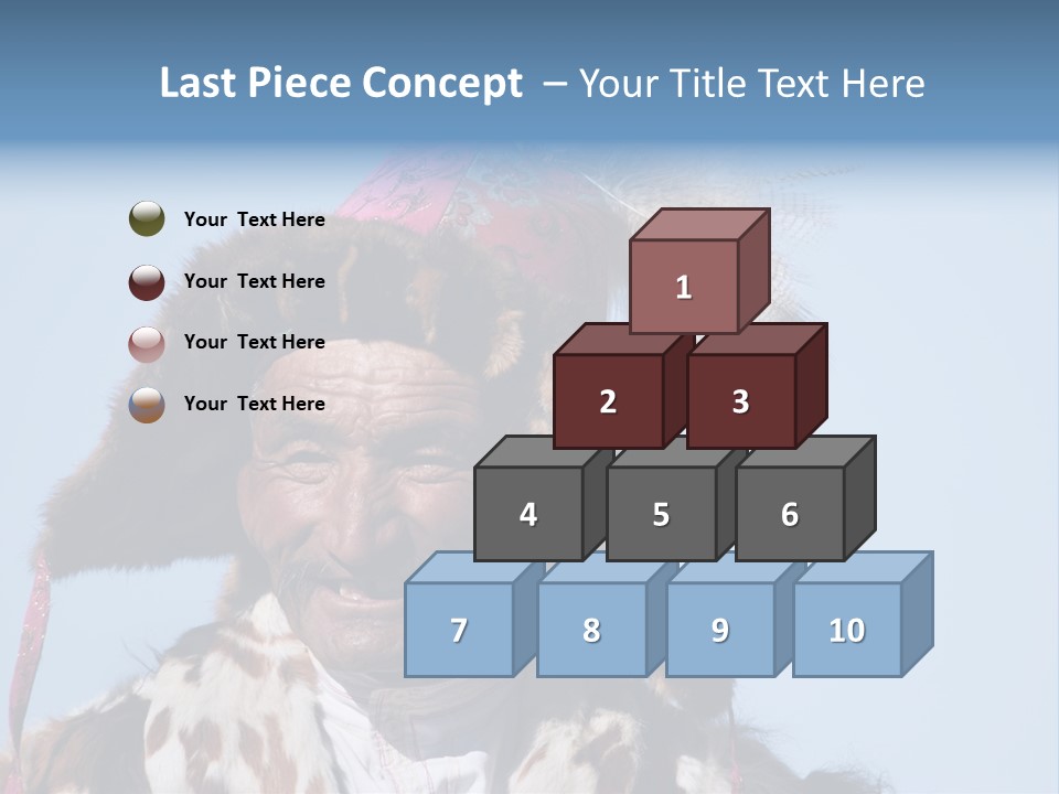 A Man Wearing A Hat With Feathers On It PowerPoint Template
