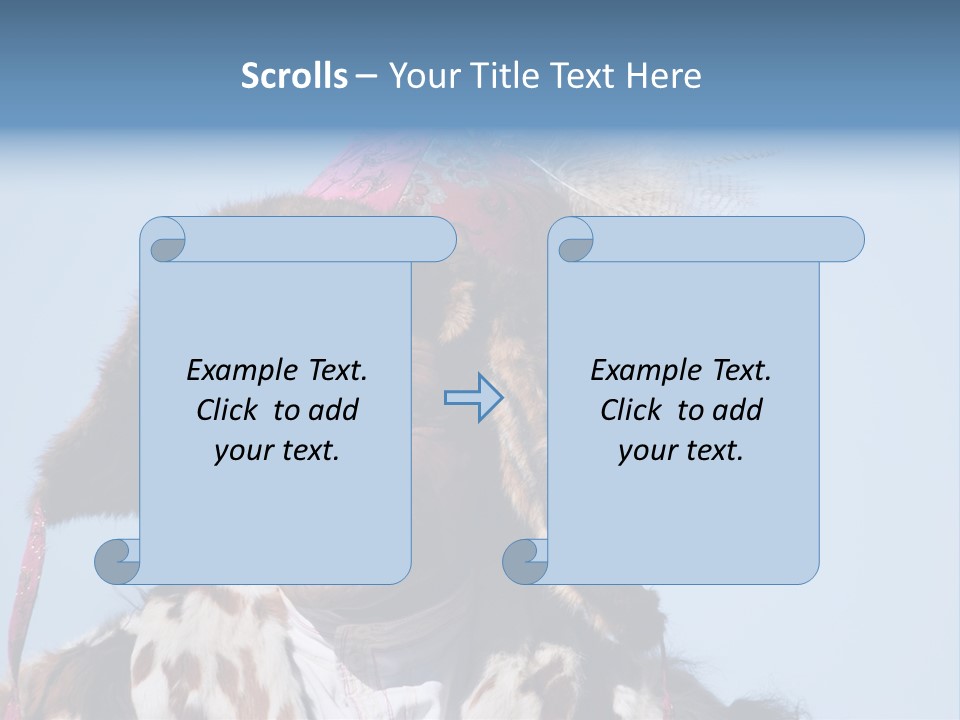 A Man Wearing A Hat With Feathers On It PowerPoint Template