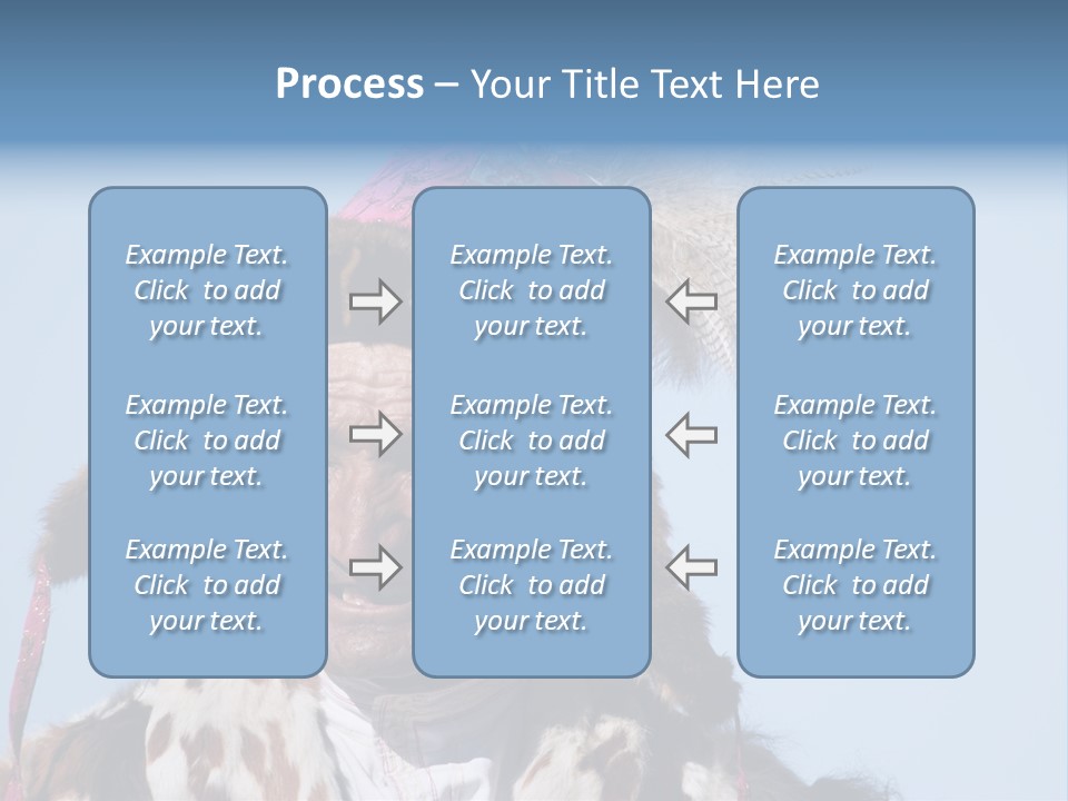 A Man Wearing A Hat With Feathers On It PowerPoint Template