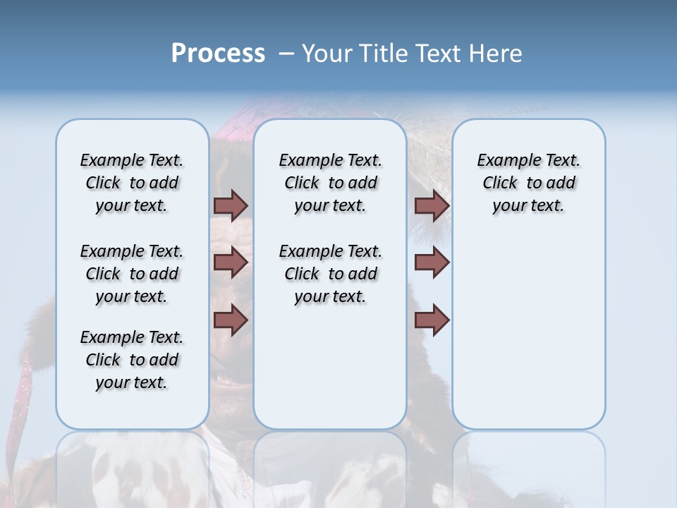 A Man Wearing A Hat With Feathers On It PowerPoint Template