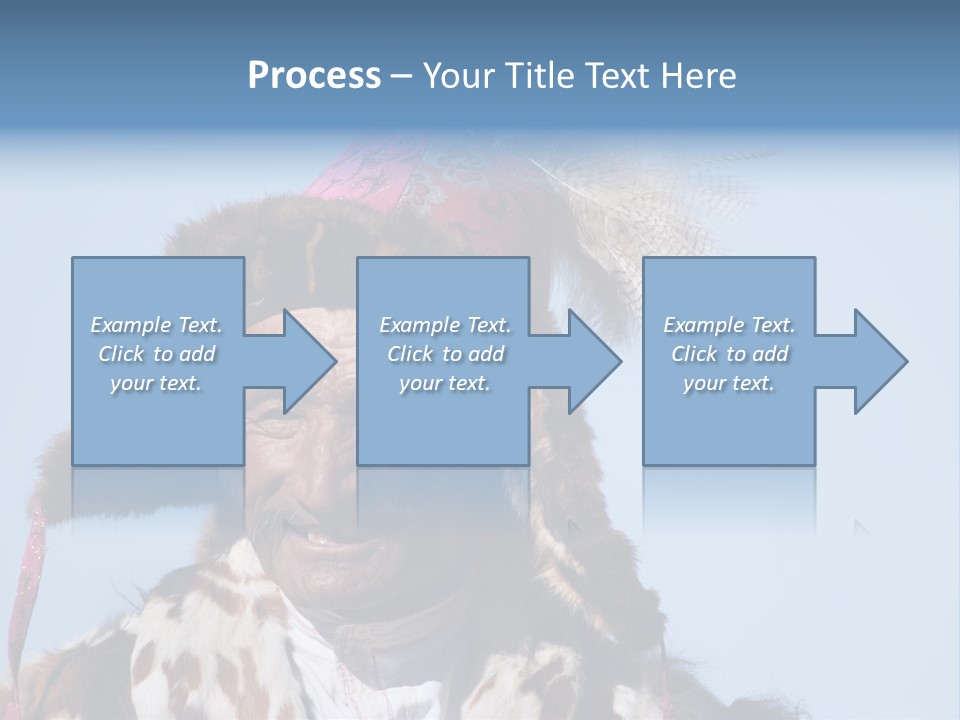 A Man Wearing A Hat With Feathers On It PowerPoint Template