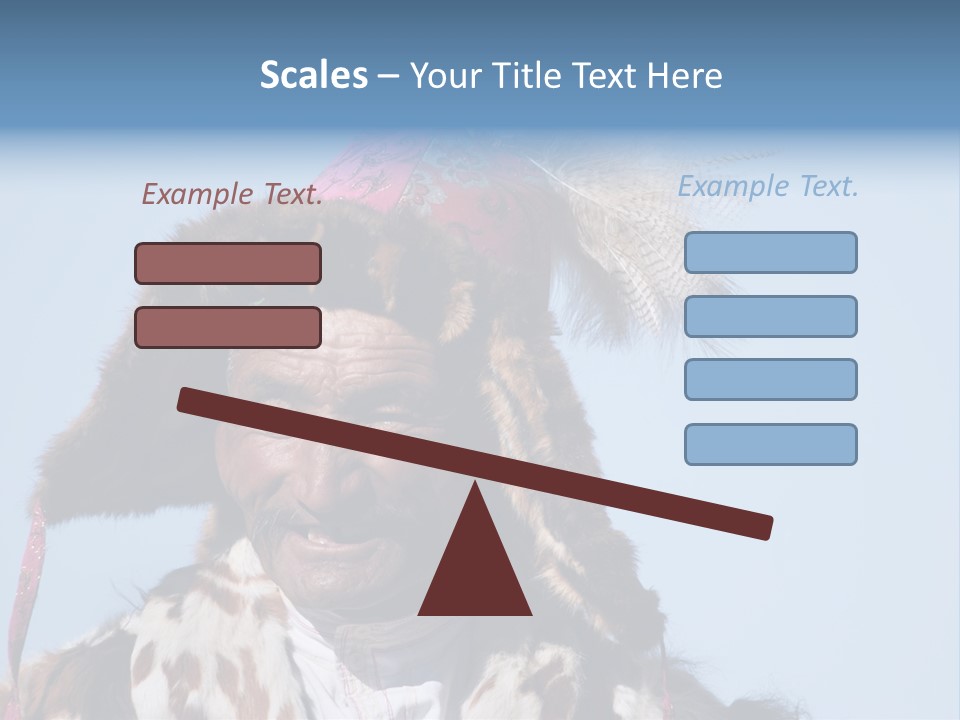 A Man Wearing A Hat With Feathers On It PowerPoint Template