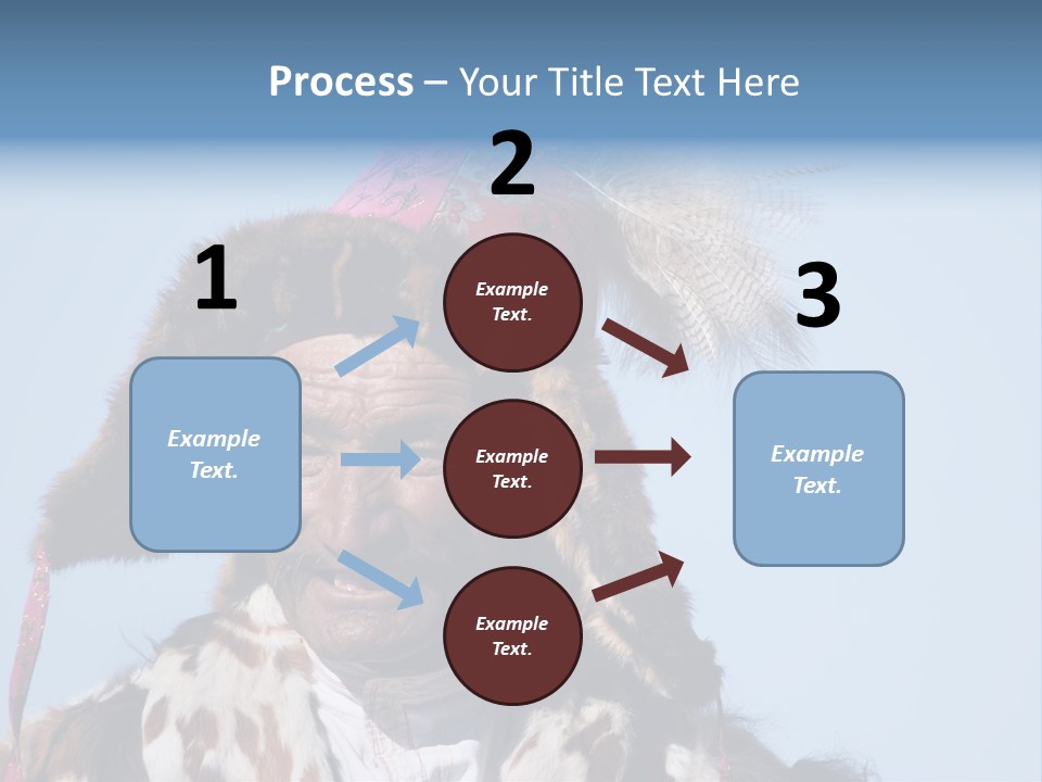 A Man Wearing A Hat With Feathers On It PowerPoint Template