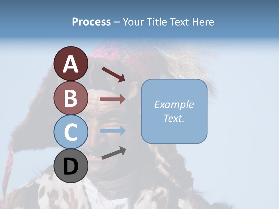 A Man Wearing A Hat With Feathers On It PowerPoint Template