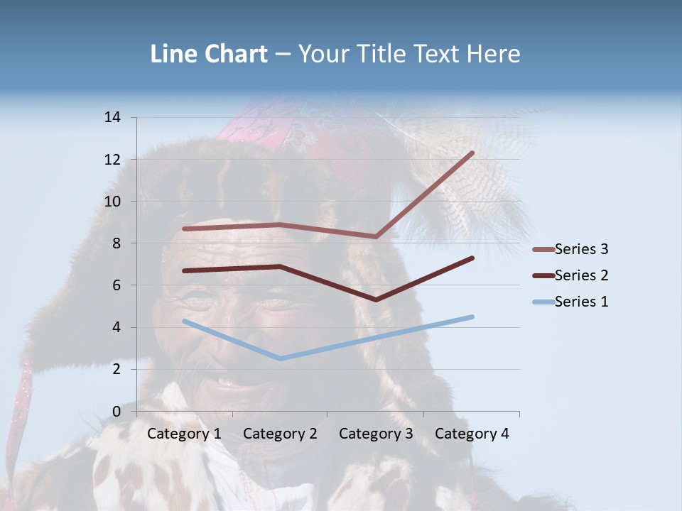 A Man Wearing A Hat With Feathers On It PowerPoint Template