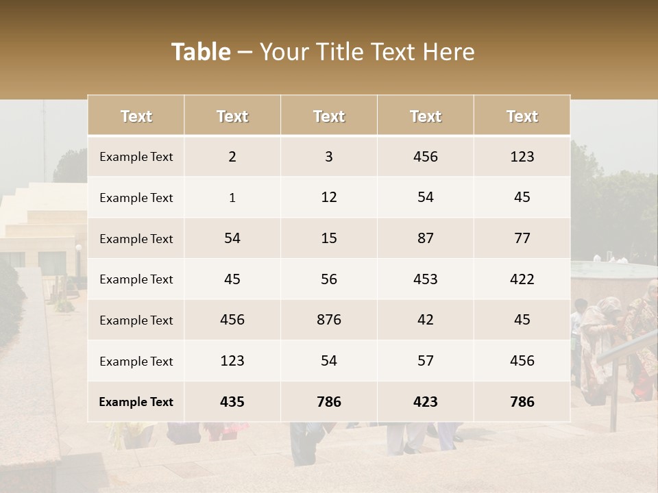 A Group Of People Walking Down A Street Next To A Building PowerPoint Template